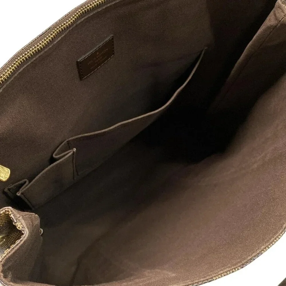 LOUIS VUITTON Cabas Beaubourg N52006 Ebene Damier CA4038 Tote Bag Damier Canvas - Picture 14 of 14